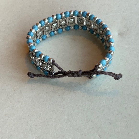 Beaded rhinestone bracelet - Picture 7 of 7